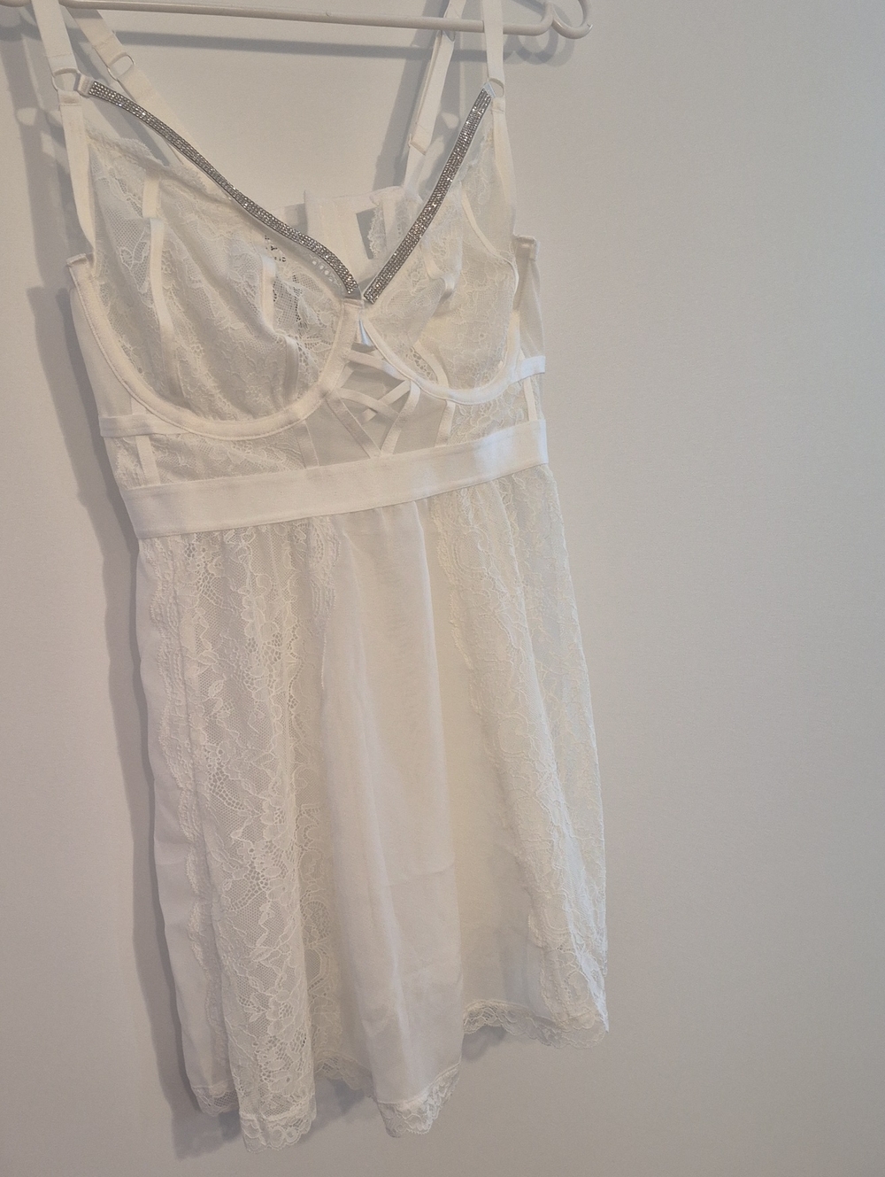 Torrid White Lace Intimate NWT
